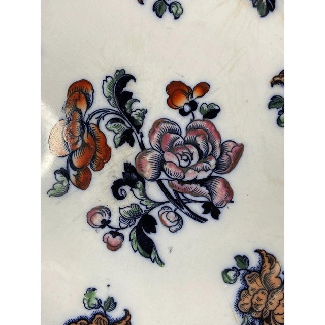 Antique Pearl / Napier Dinner Plates from Wedgwood, 1850s, Set of 2 For Sale - Image 6 of 12