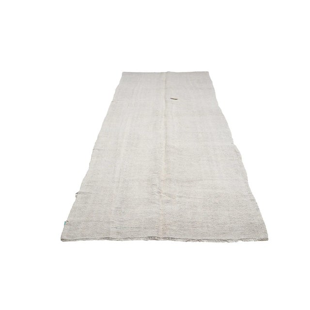 Handwoven vintage hemp kilim rug from Yozgat region of Turkey. Approximately 45-55 years old. In very good condition.