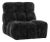 Charcoal Chenille Swivel Lounge Chair For Sale