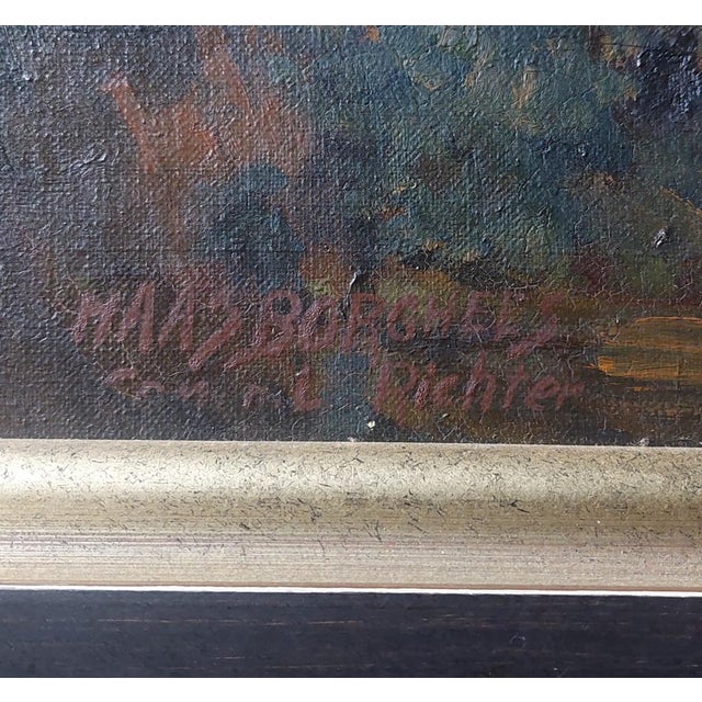 Good condition and original item from old time\. Probably German school 19th century, signed\.