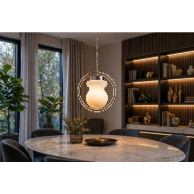 Add a touch of retro-futuristic elegance to your home with this stunning original chandelier from the 1970s. A perfect...