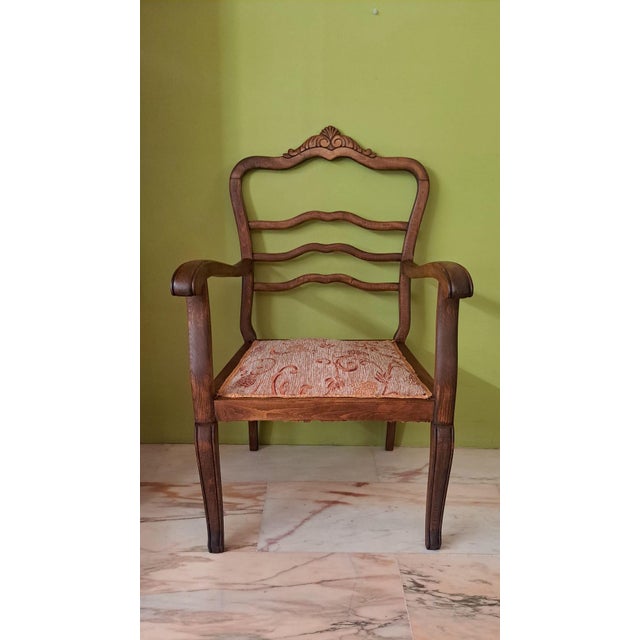 Louis XV Armchair, 1930s For Sale - Image 11 of 11