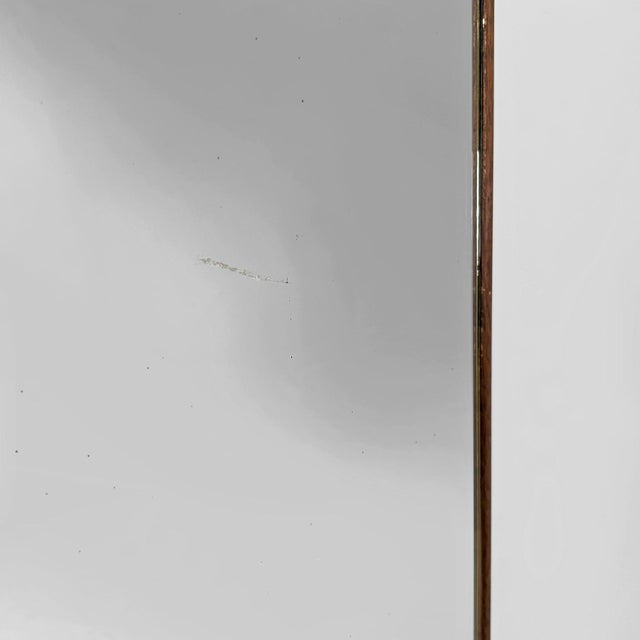 Mid-Century Modern Italian Floor-Standing Mirror with Wooden Frame, 1960s For Sale - Image 6 of 12