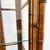Wood Vintage Weiman Hollywood Regency Faux Bamboo & Brass Glass Display Cabinet For Sale - Image 7 of 17