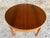 Mid-century, vintage, round, Scandinavian-Modern style, extendable dining room table circa 1960's. This beautiful table is...