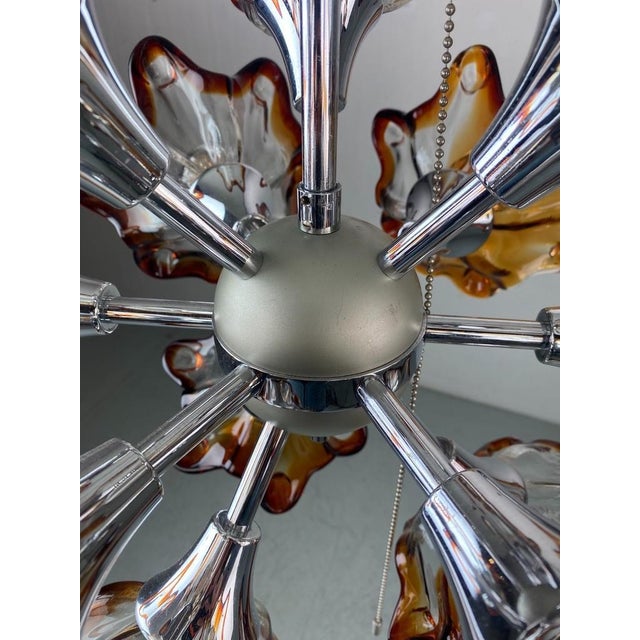 Murano Sputnik Chandelier, Italy, 1960s For Sale - Image 10 of 16