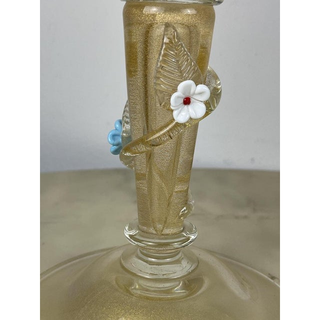 Murano Glass Candelabras in the style of Barovier & Toso, Italy, 1960s, Set of 2 For Sale - Image 8 of 18