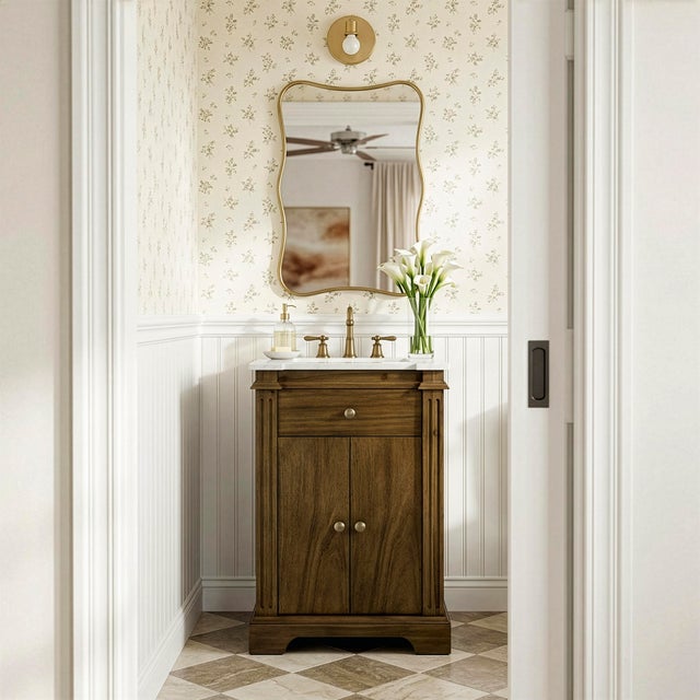 Elevate your bath with the timeless beauty of the Butler Specialty Company Rachelle Vanity, where classic craftsmanship...