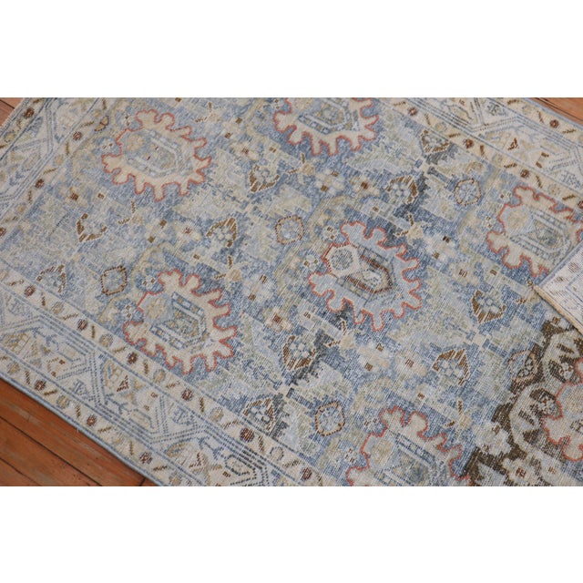 Textile Early 20th Century Zabihi Collection Persian Malayer Scatter Rug - 3'5" x 5'2" For Sale - Image 7 of 8