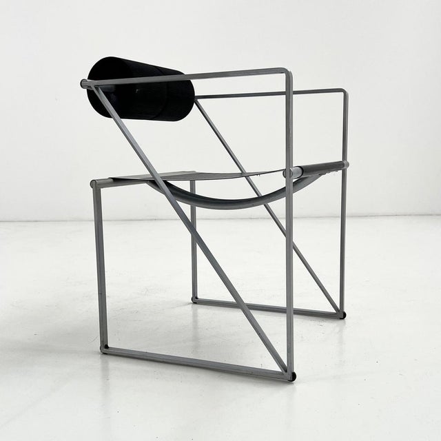 Black and Grey Seconda Chair by Mario Botta for Alias, 1980s For Sale - Image 6 of 11