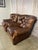 English Pair of English Library Club Chairs in Hand-Finished Cognac Leather For Sale - Image 3 of 18