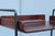 Curved Metal and Mahogany Shelf from Carlo Ratti, 1950s For Sale - Image 4 of 13