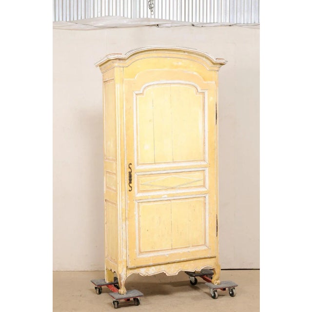 19th Century French Antique Single Door Pantry Cabinet For Sale - Image 4 of 12