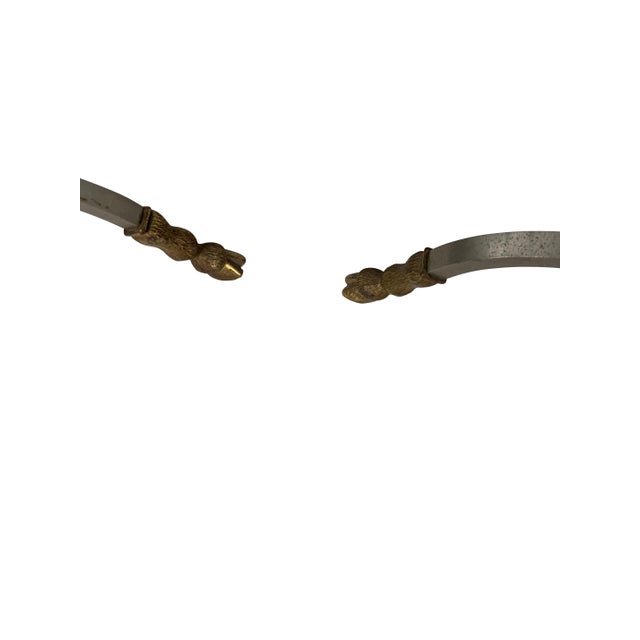 Mid 20th Century Neoclassical Style Glass-Top Coffee Tables with Rams Heads - A Pair For Sale - Image 18 of 18