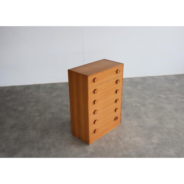 Brown Vintage Chest of Drawers, Sweden, 1960s For Sale - Image 8 of 9