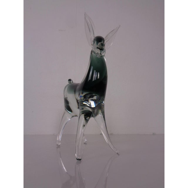 Large Murano Glass Deer, Italy, 1970s For Sale - Image 12 of 18