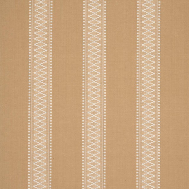 An elegant, finely detailed woven, Shannon Stripe features delicate decorative patterning and subtle texture. This classic...