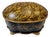 Vintage Large Hand Painted "Tortoise" Shell Lidded Jewelry Box by Castilian Imports For Sale