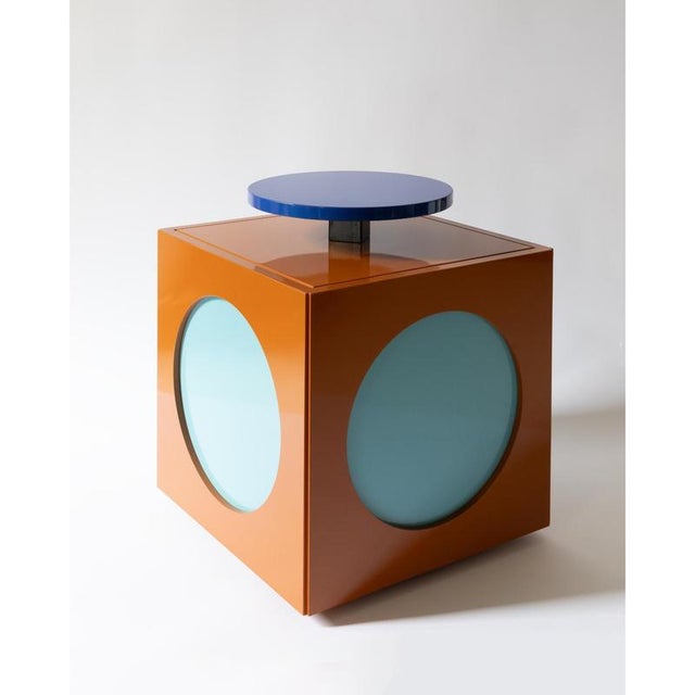 Contemporary Toy Boy Side Table in Glossy Lacquered MDF by Softhouse For Sale - Image 3 of 14