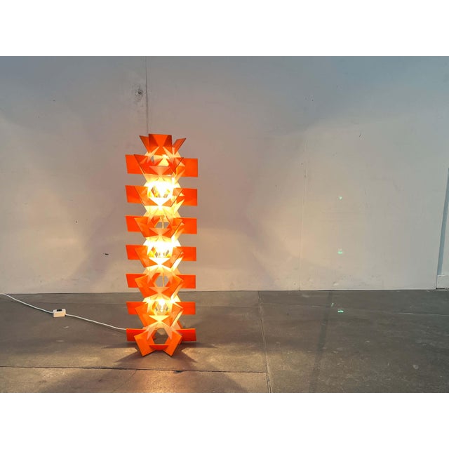 Mid-Century Modern Mid-Century Modern Space Age German Acrylic Floor Lamp, 1960s For Sale - Image 3 of 18