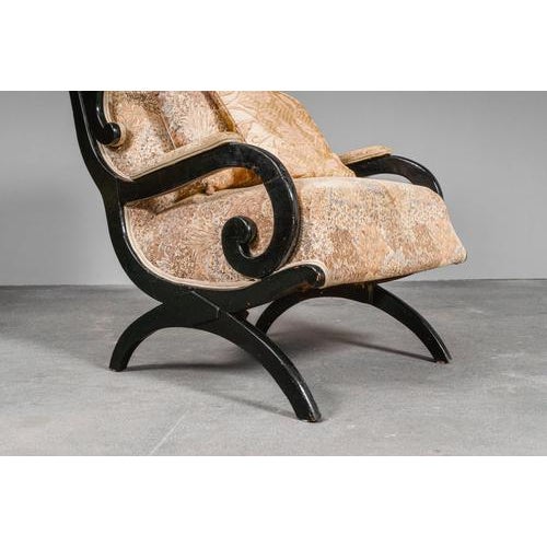 Biedermeier Wing Lounge Chair For Sale - Image 12 of 18