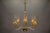 Italian Murano Glass Eight-Light Chandelier with Golden Accents, 1970s For Sale - Image 12 of 18