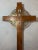 Large Vintage Church Used Wood Brass Ceremonial Processional Crucifix Cross For Sale - Image 13 of 13