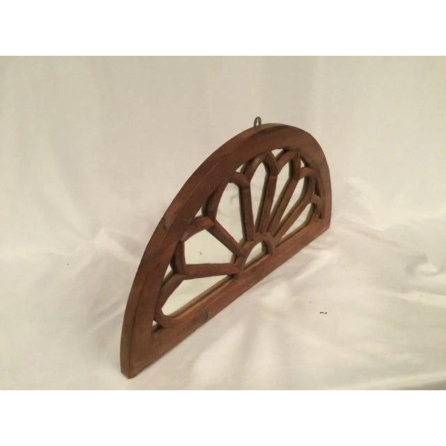 Wood 1970s Mid-Century Modern Decorative Arch Mirror For Sale - Image 7 of 12