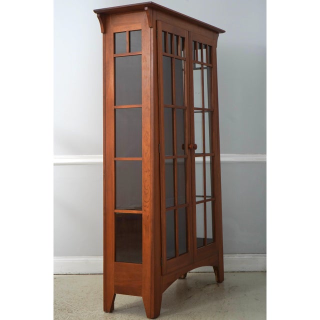 Age: Approx: 30 Years Old Details: American Impressions Cherry Adjustable Shelves High Quality Construction Lighted...