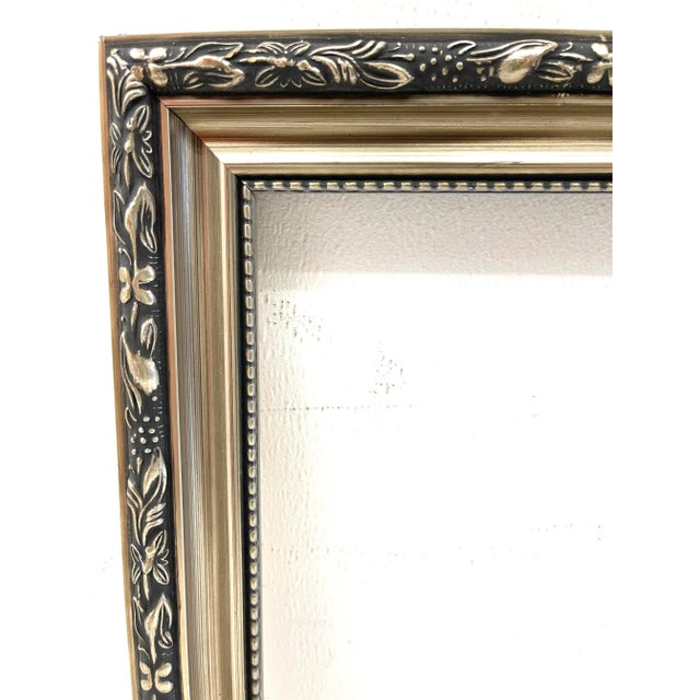 Italian Silver Wood Picture Frame For Sale - Image 10 of 12