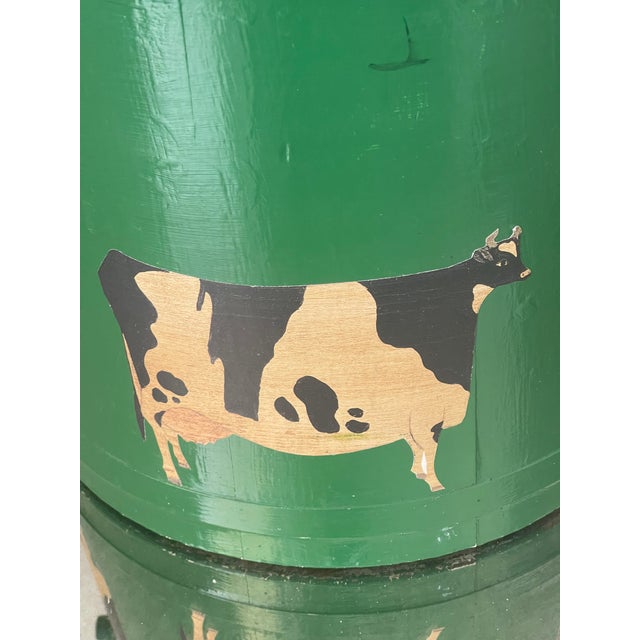 Folk Art Antique American Folk Art Wood Bucket Pail For Sale - Image 3 of 3