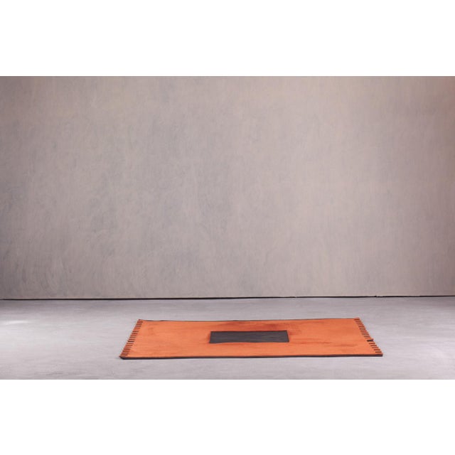 The centercourt rug was designed by peter maly for jab anstoetz in germany during the 1990's. Its geometric composition...