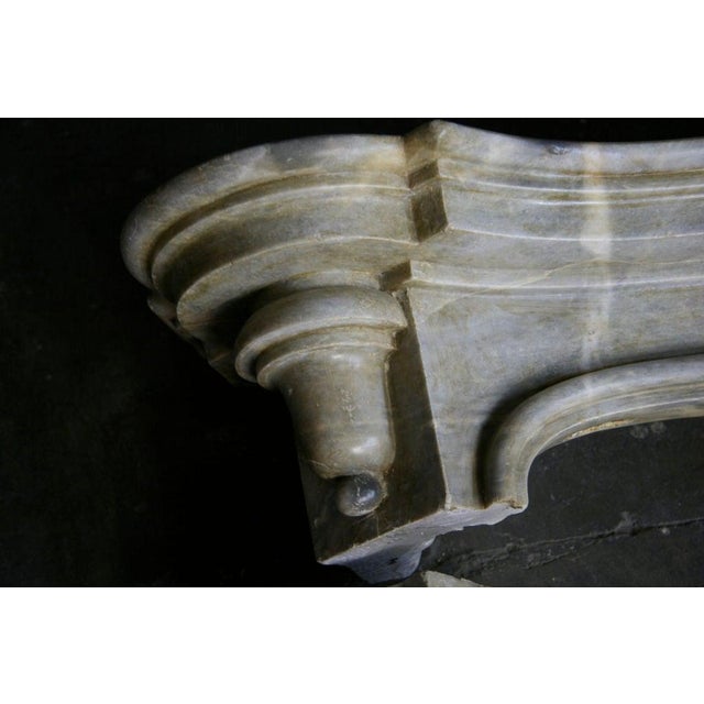 19th C. Italian Marble Fireplace For Sale - Image 4 of 11