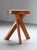 This stool is a striking example of Pierre Chapo's craftsmanship, featuring the S13a model from the 1970s, made in France....