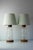 Mid-Century Modern Scandinavian Teak and Glass Table Lamps, Set of 2 For Sale - Image 11 of 17