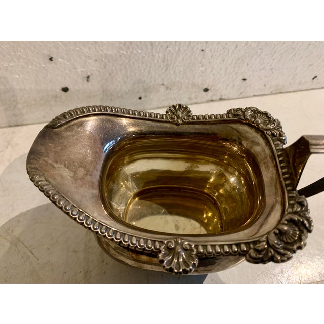 20th Century Silver-Plated Metal Tea Service, Set of 3 For Sale - Image 12 of 16