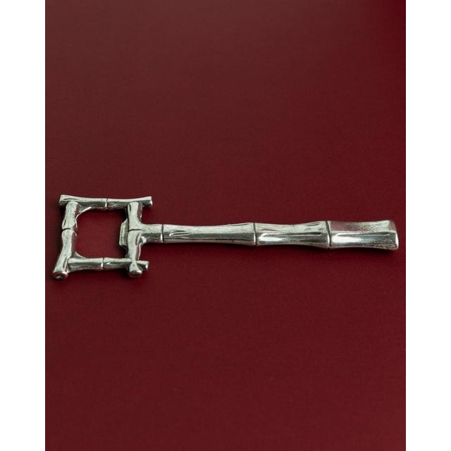 Silver Vintage Silver Plated Bottle Opener, 1970s For Sale - Image 8 of 11