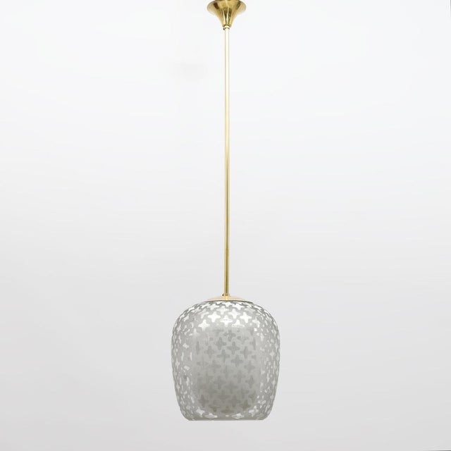 Mid-Century Cora Pendant Lamp by Wilhelm Wagenfeld for Peill & Putzler, 1950s For Sale - Image 6 of 6