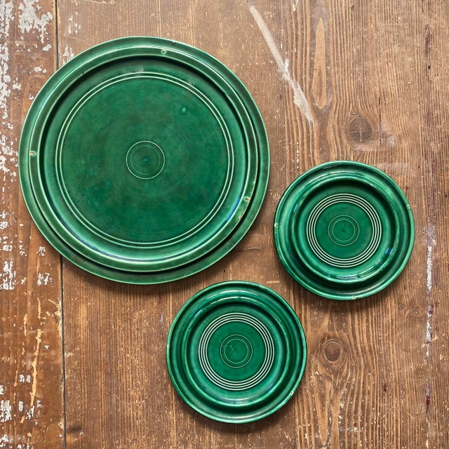 Braided Ceramic Set in the style of Vallauris, 1950s, Set of 3 For Sale - Image 10 of 14