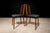 Mid-Century Modern Set of 2 Chairs in Hardwood & Leather, Joaquim Tenreiro, 1950s - Lot 337A For Sale - Image 3 of 8