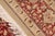 Textile Shabby Chic 1990's Pak-Persian Green/Red Wool Rug - 6'1'' X 9'0'' For Sale - Image 7 of 9