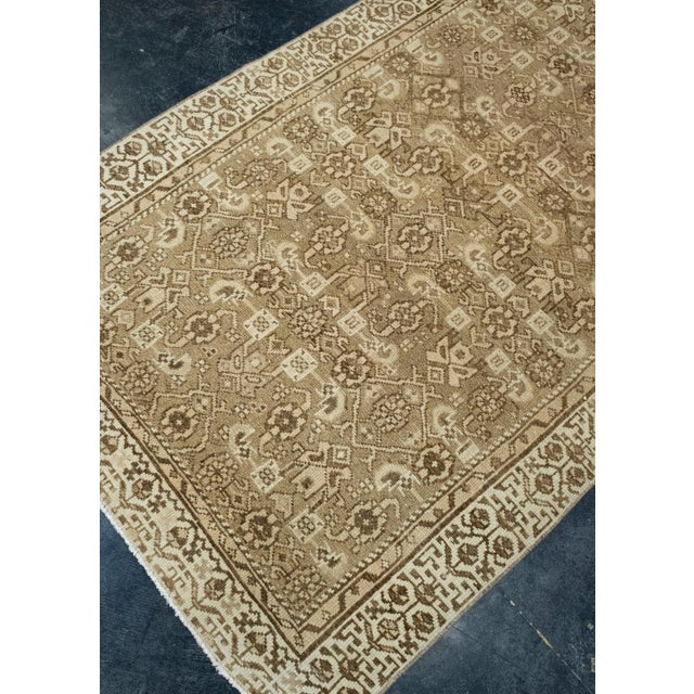 Turkish Turkish Oushak Rug 5'1" x 6'11" #17961 For Sale - Image 3 of 8