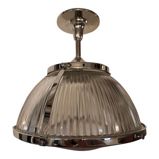 Rejuvination Laurelhurst Prismatic Polished Nickel Pendant For Sale