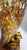 Glass Vintage Murano Amber Glass 'End of Day' Turkey Cornucopia Vase For Sale - Image 7 of 13