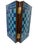 Handmade Wooden Backgammon & Chess Board Lapis, Turquoise & Mother of Pearl For Sale - Image 10 of 14