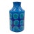 1960s Aldo Londi for Bitossi Rimini Blu Circle-Motif Ceramic Vase For Sale