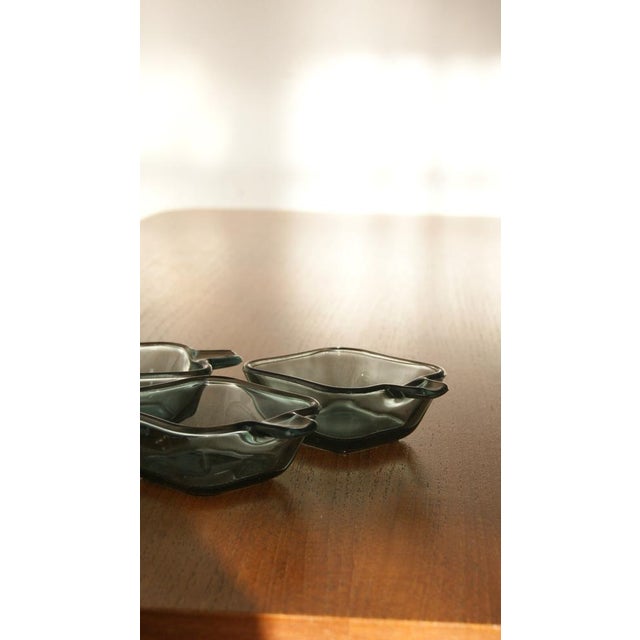 Tourmaline Glass Ashtray by Wilhelm Wagenfeld For Sale - Image 5 of 6