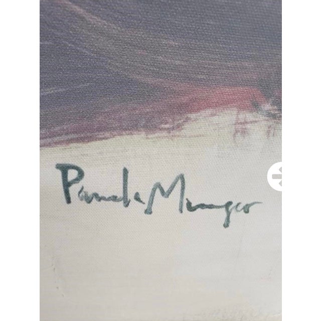 Pamela Munger Signed Original Abstract Floral Painting – 30” x 30” Description: Beautiful original abstract floral...