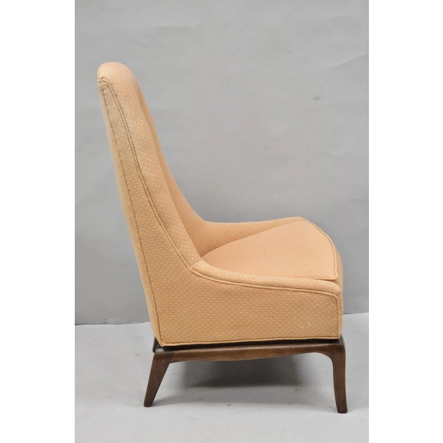 Mid Century Modern Walnut Lounge Chair Attr. T H Robsjohn Gibbings for Widdicomb For Sale - Image 9 of 18