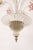 Rose Vintage Murano Style Crystal J Arms Chandelier With Gold & Rose Inflections For Sale - Image 8 of 14